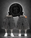 JEANS MOCHO HLLST COLOR GRIS/DETALLE/PERLADO