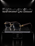 GAFAS CRTR/RECTANGULAR/SLIM/BLACK EDITION/MARCO DE MADERA