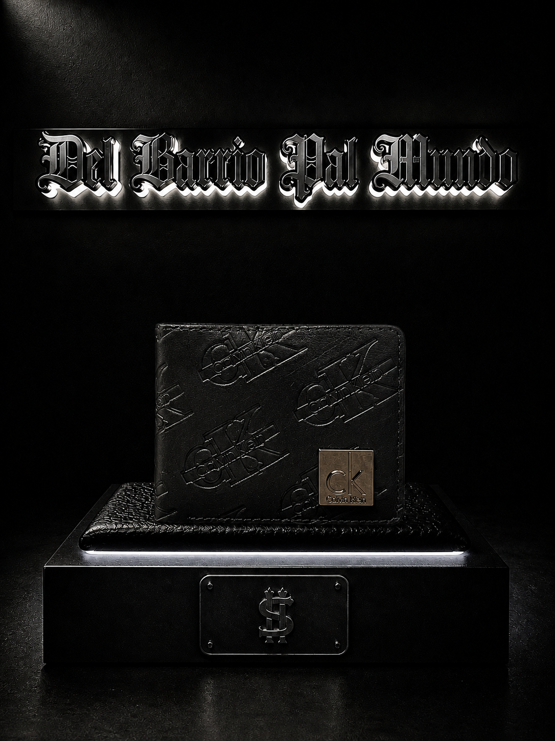 BILLETERA CK COLOR/NEGRO