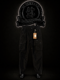 JEAN CARGO COLOR/NEGRO DETALLES/BOLSILLOS/PIERNAS