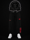 SUDADERA HB COLOR/NEGRO DETALLE/LOGO/ROJO