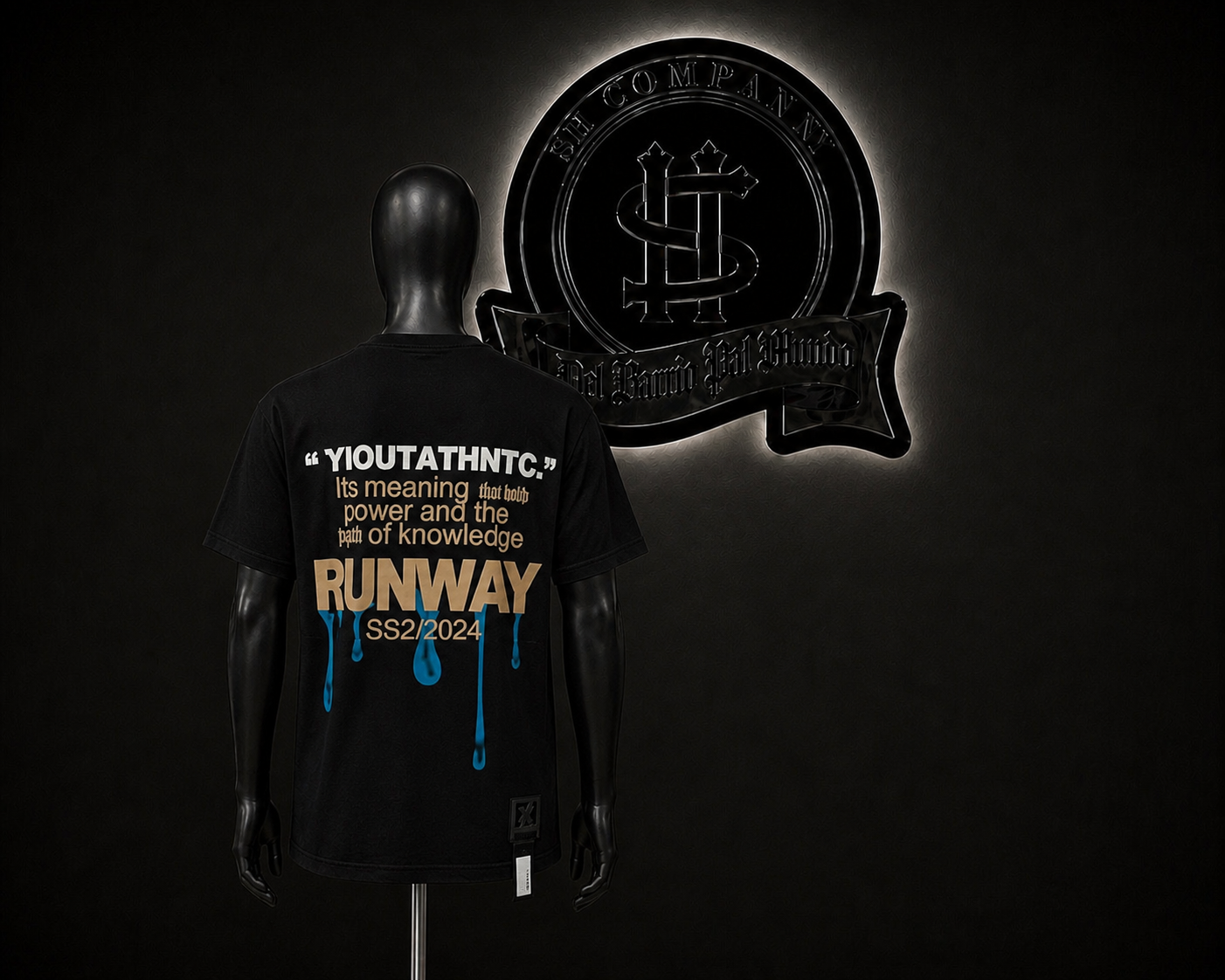 CAMISETA OFF COLOR/NEGRO