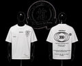 CAMISETA UND COLOR/BLANCO DETALLES/ESTAMPADO/GRAFICO/ESPALDA/NEGRO