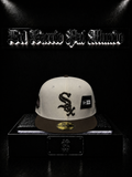 NEW ERA 59FIFTY CHICAGO WHITE SOX COLOR/BLANCA/CAFE DETALLE/LOGO/BORDADO/CAFE