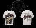 CAMISETA EMT COLOR/BLANCO DETALLES/ESTAMPADO/GRAFICO/LOGO/ADELANTE/ROSADO