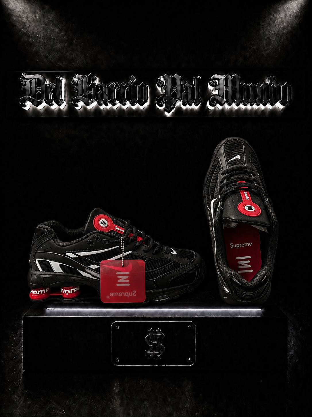 ZAPATILLAS SPM COLOR/BICOLOR/NEGRO/ROJO SUELA/NEGRO