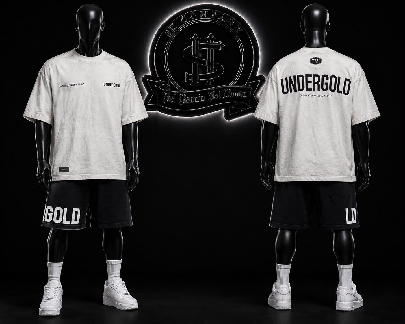 CONJUNTO UND COLOR/BLANCO/NEGRO