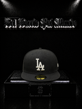 NEW ERA 59FIFTY LA COLOR/NEGRA DETALLE/LOGO/BORDADO/BLANCO
