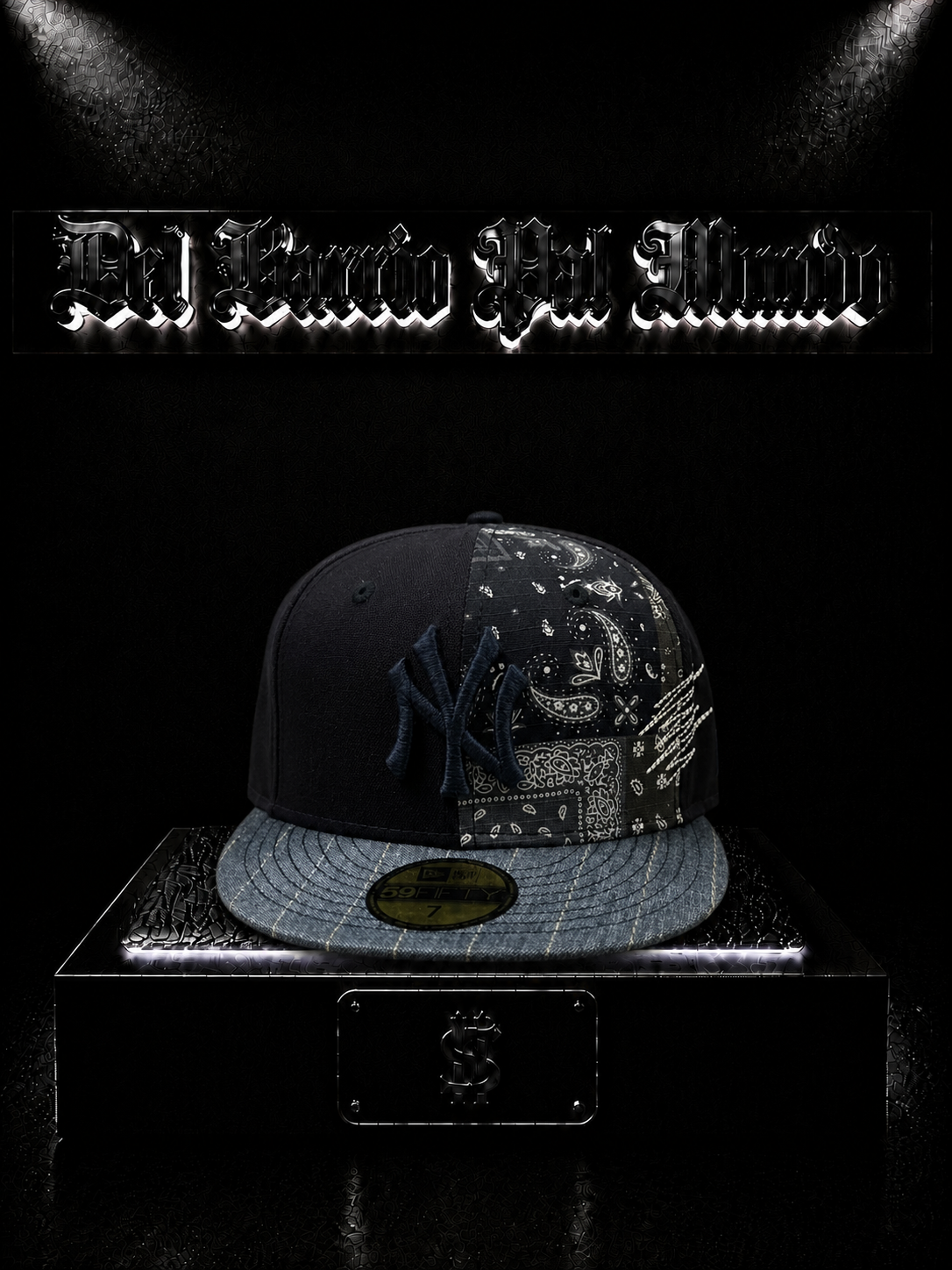 NEW ERA 59FIFTY NEW YORK YANKEES COLOR/AZUL/MARINO DETALLE/LOGO/BORDADO/AZUL