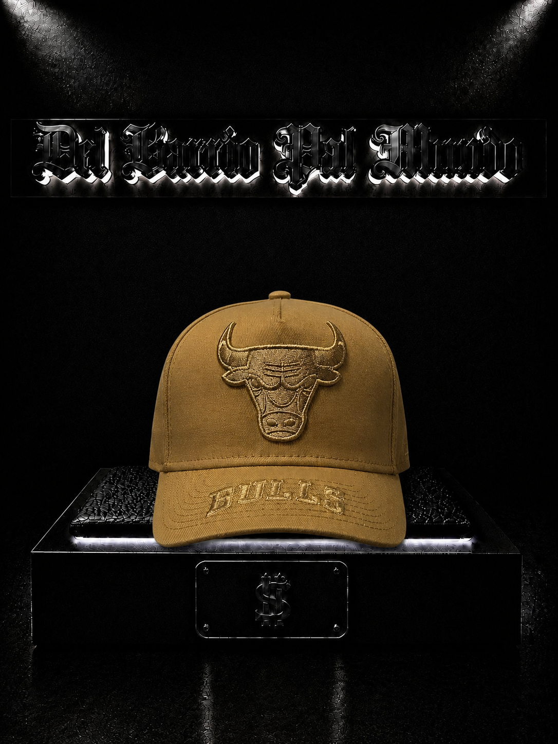 NEW ERA 9FORTY CHICAGO BULLS COLOR/CAFE/CLARO DETALLE/LOGO/BORDADO/CAFE/CLARO