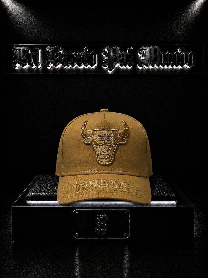 NEW ERA 9FORTY CHICAGO BULLS COLOR/CAFE/CLARO DETALLE/LOGO/BORDADO/CAFE/CLARO