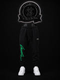 SUDADERA LCT COLOR/NEGRO DETALLE/LOGO/VERDE