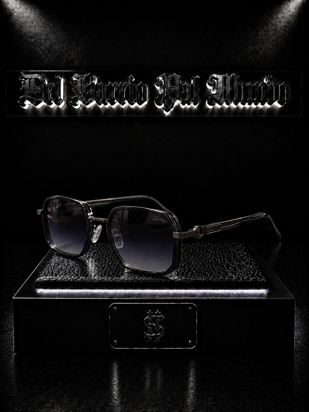 GAFAS CRTR/RECTANGULAR/SLIM/BLACK EDITION.