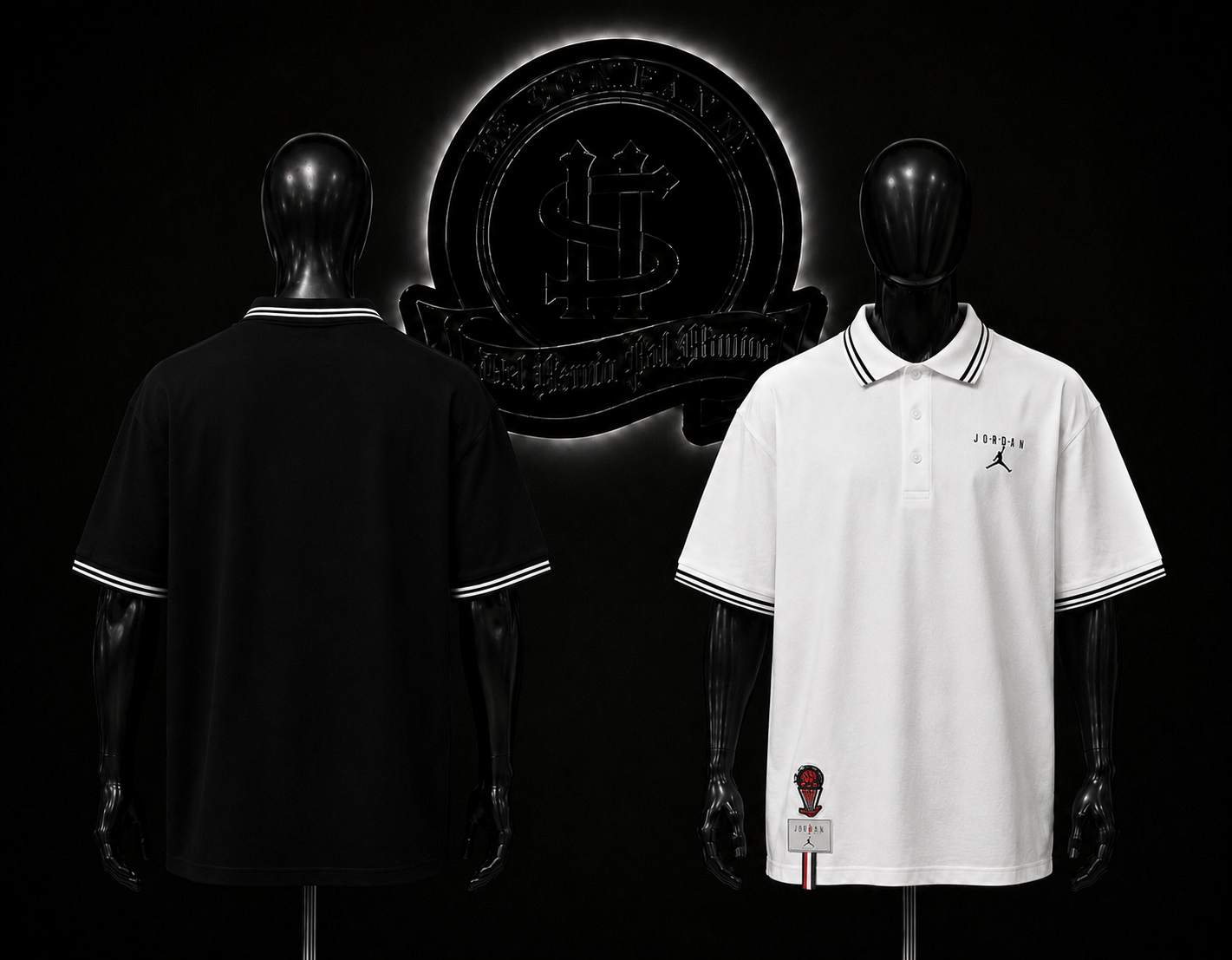 CAMIBUSO POLO JRD COLOR/NEGRO/BLANCO