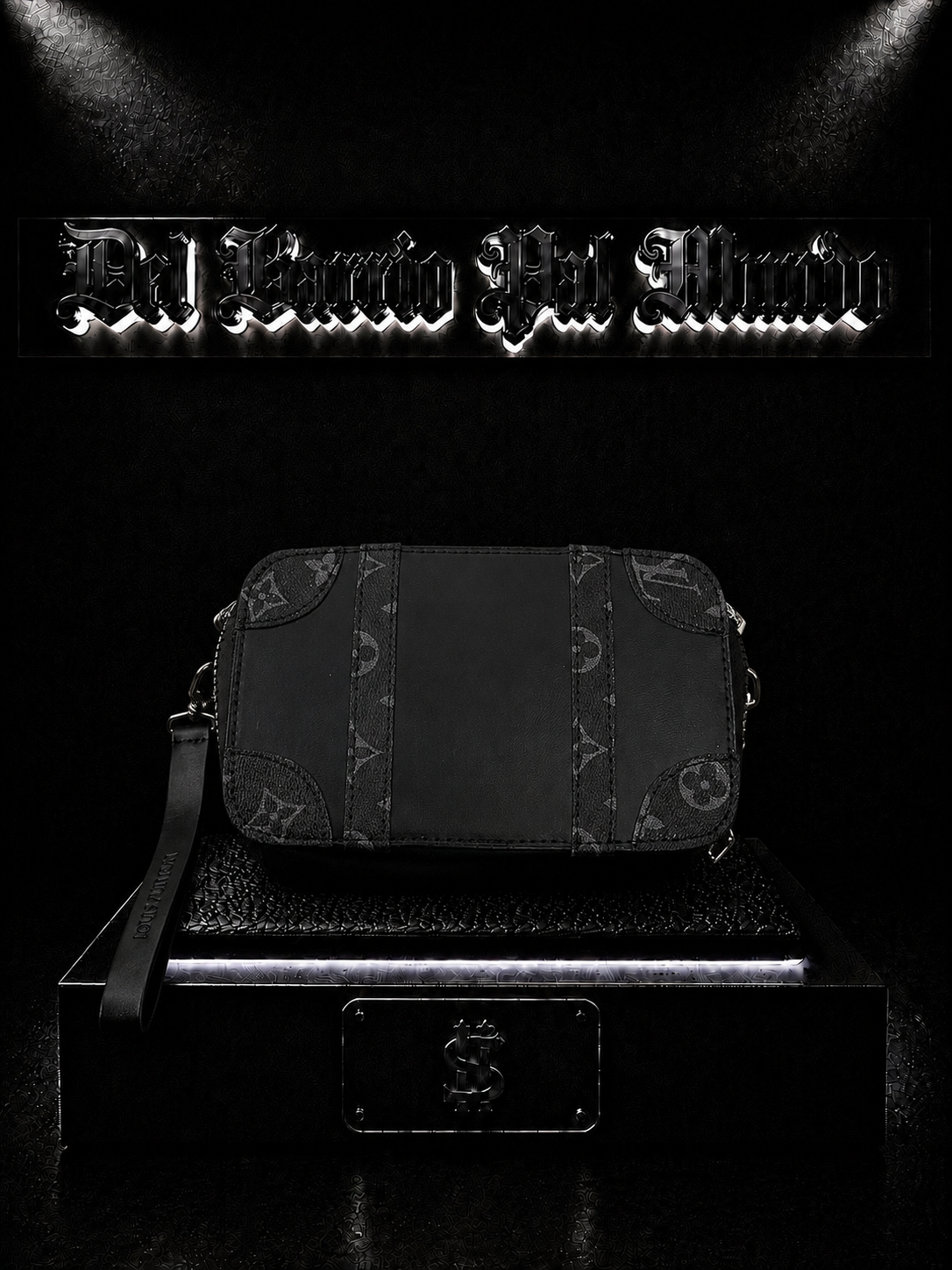 CARRIELES LV COLOR/NEGRO DETALLE/LOGO/ESTAMPADO