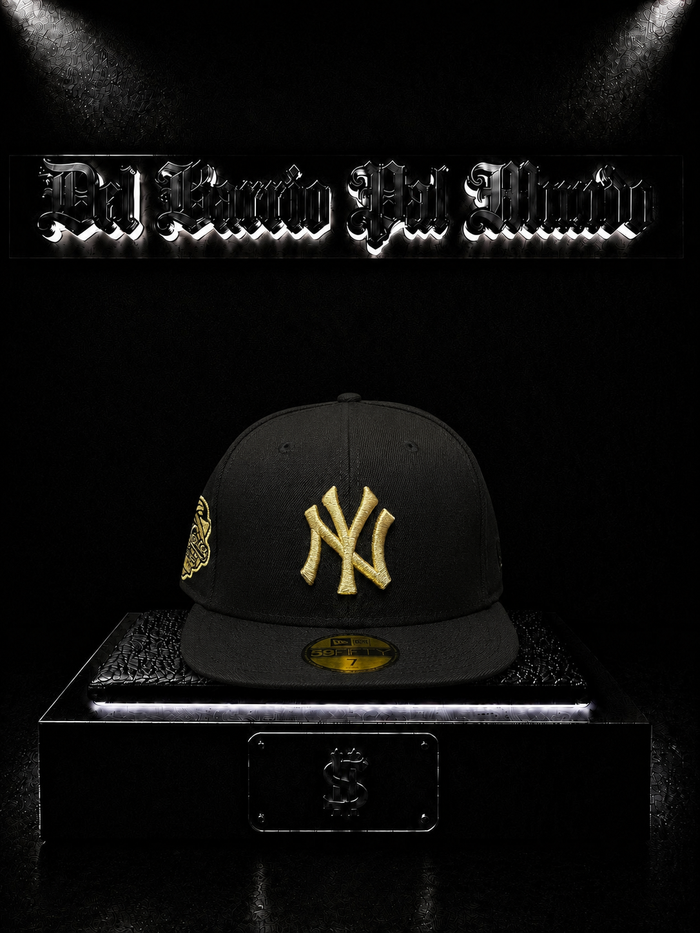 NEW ERA 59FIFTY NEW YORK YANKEES COLOR/NEGRO DETALLE/LOGO/BORDADO/AMARILLO