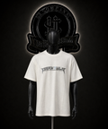 CAMISETA ESNTL COLOR/BLANCO DETALLES/ESTAMPADO/LOGO/ADELANTE