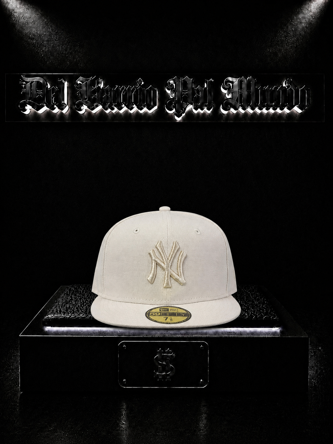 NEW ERA 59FIFTY NEW YORK YANKEES COLOR/BLANCO DETALLE/LOGO/BORDADO/BLANCO