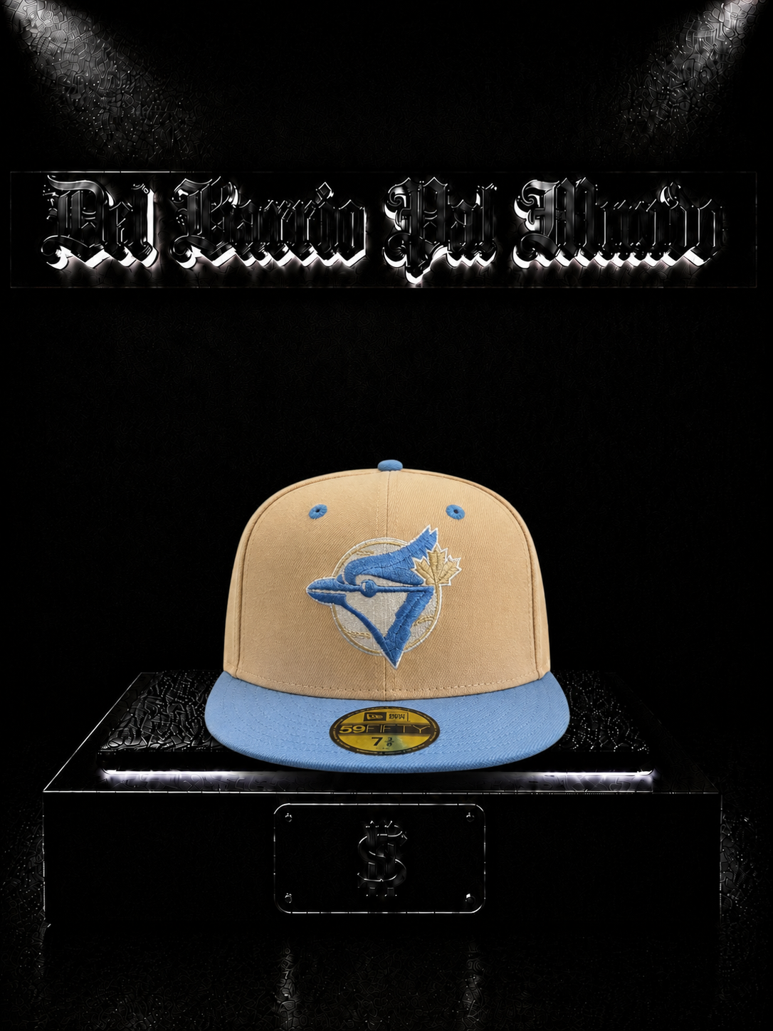 NEW ERA 59FIFTY TORONTO BLUE JAYS COLOR/BEIGE/AZUL DETALLE/LOGO/BORDADO/AZUL