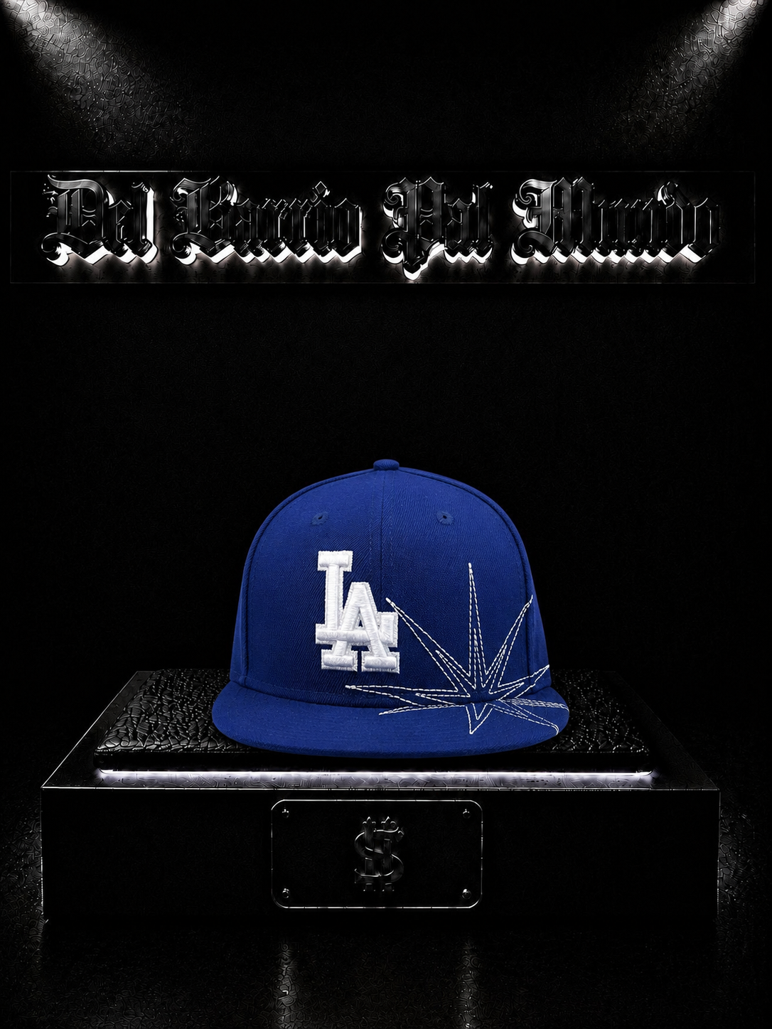 NEW ERA 59FIFTY LOS ANGELES DODGERS COLOR/AZUL DETALLE/LOGO/BORDADO/BLANCO