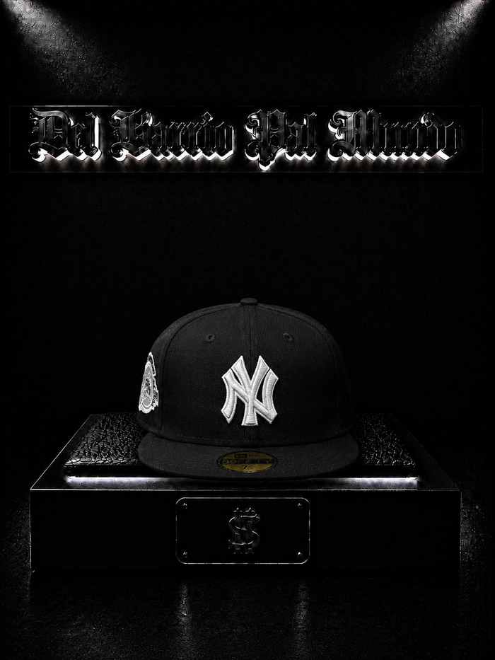 NEW ERA 59FIFTY NEW YORK YANKEES COLOR/NEGRA DETALLE/LOGO/BORDADO/BLANCO