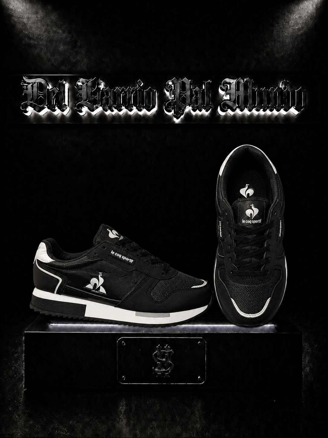 ZAPATILLAS LCQ COLOR/BICOLOR/NEGRO/BLANCO SUELA/BLANCA