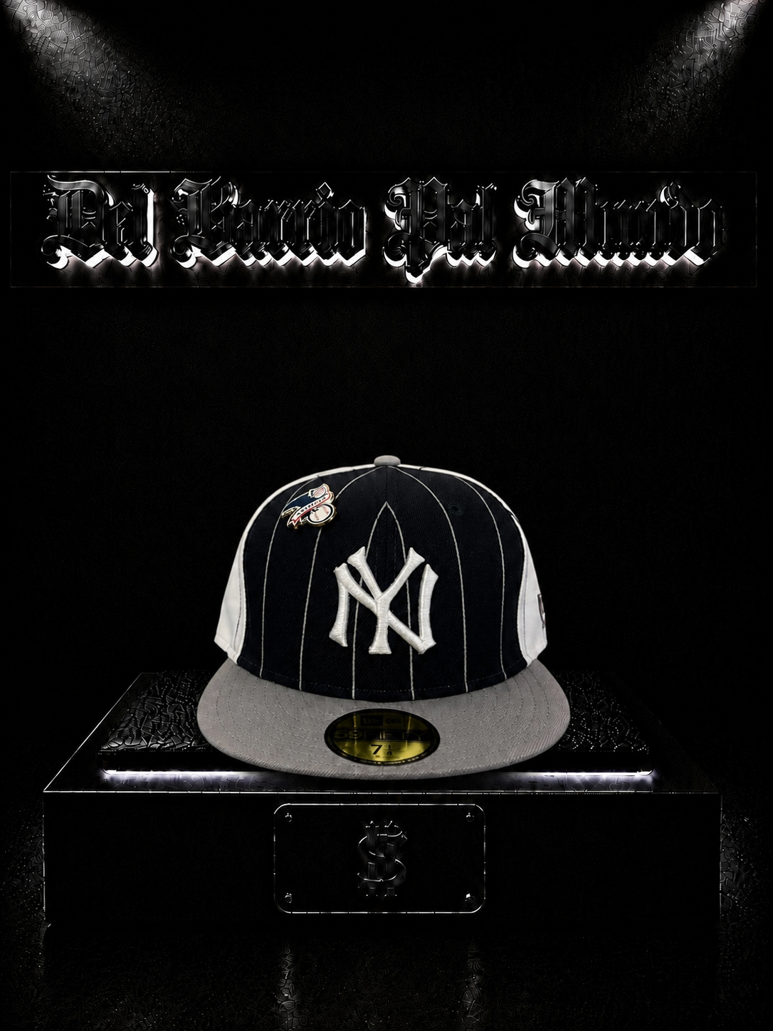 NEW ERA 59FIFTY NEW YORK YANKEES COLOR/NEGRO/BLANCA/GRIS DETALLE/LOGO/BORDADO/BLANCO