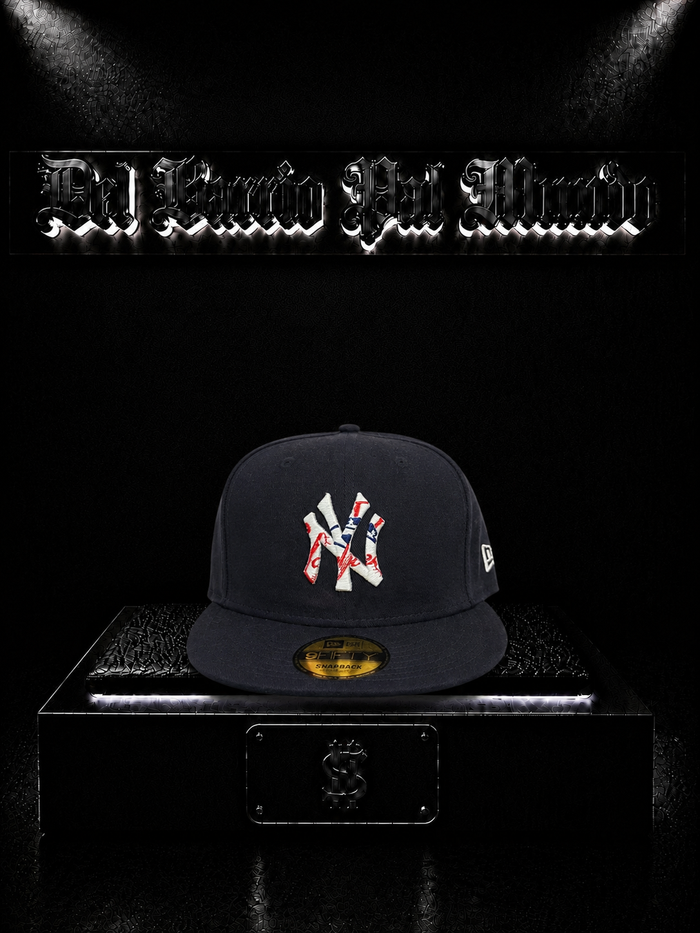 NEW ERA 59FIFTY NEW YORK YANKEES COLOR/GRIS DETALLE/LOGO/BORDADO/BLANCO