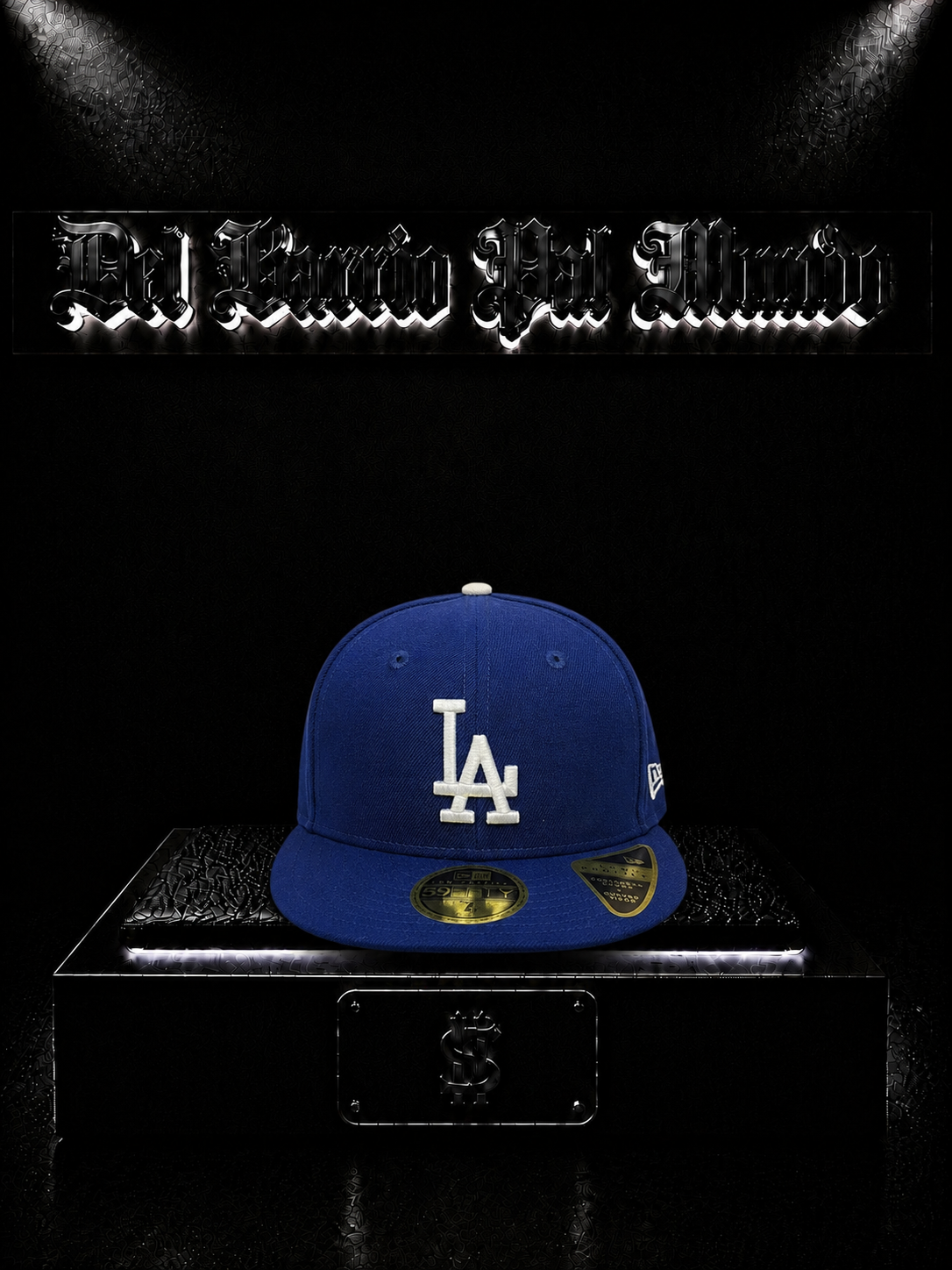 NEW ERA 59FIFTY LOS ANGELES DODGERS COLOR/AZUL DETALLE/LOGO/BORDADO/BLANCO