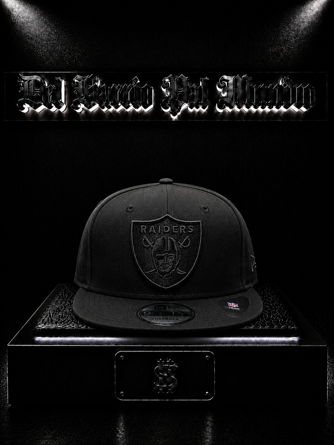NEW ERA 9FIFTY LAS VEGAS RAIDERS COLOR/NEGRO DETALLE/LOGO/BORDADO/NEGRO