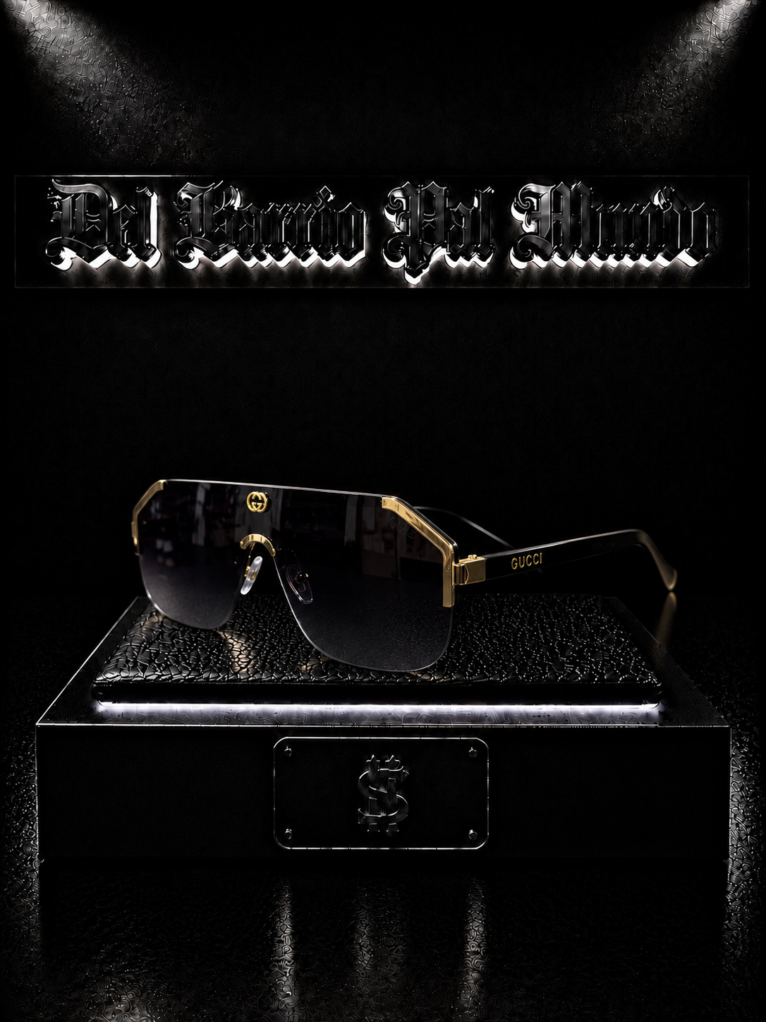 GAFAS GUCCI/RECTANGULAR/SLIM/BLACK EDITION