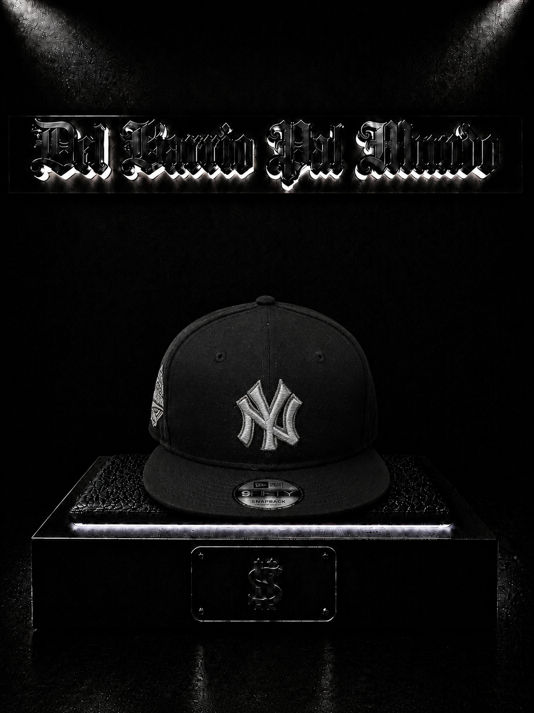 NEW ERA 9FIFTY NEW YORK YANKEES COLOR/NEGRA DETALLE/LOGO/BORDADO/GRIS