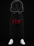 SUDADERA HB COLOR/NEGRO DETALLE/LOGO/ROJO
