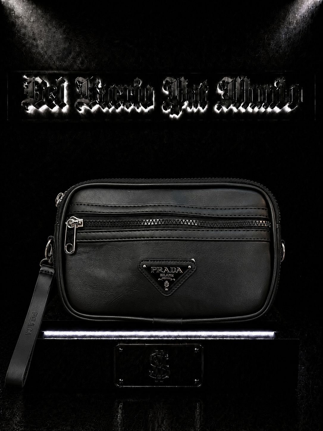 CARRIELES PRD COLOR/NEGRO DETALLE/LOGO/TRIANGULAR