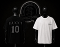 CAMISETA GCI COLOR/NEGRO/BLANCO DETALLES/ESTAMPADO/LOGO/ESPALDA