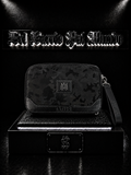 CARRIELE MNTS COLOR NEGRO/DETALLE/PLACA MS ESTAMPADO TIPO MILITAR