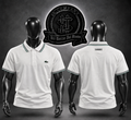 CAMIBUSO POLO LCST COLOR BLANCO/DETALLE LÍNEAS NEGRAS EN CUELLO.