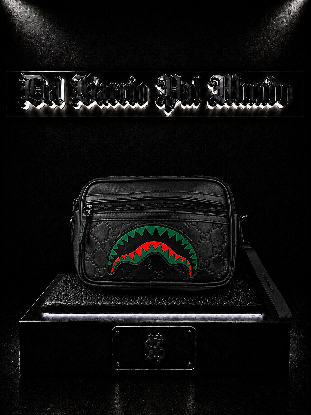 CARRIELES SPG COLOR/NEGRO DETALLE/LOGO/RELIEVE