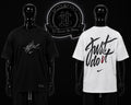 CAMISETA NK COLOR/NEGRO/BLANCO DETALLES/ESTAMPADO/LOGO/ESPALDA/NEGRO