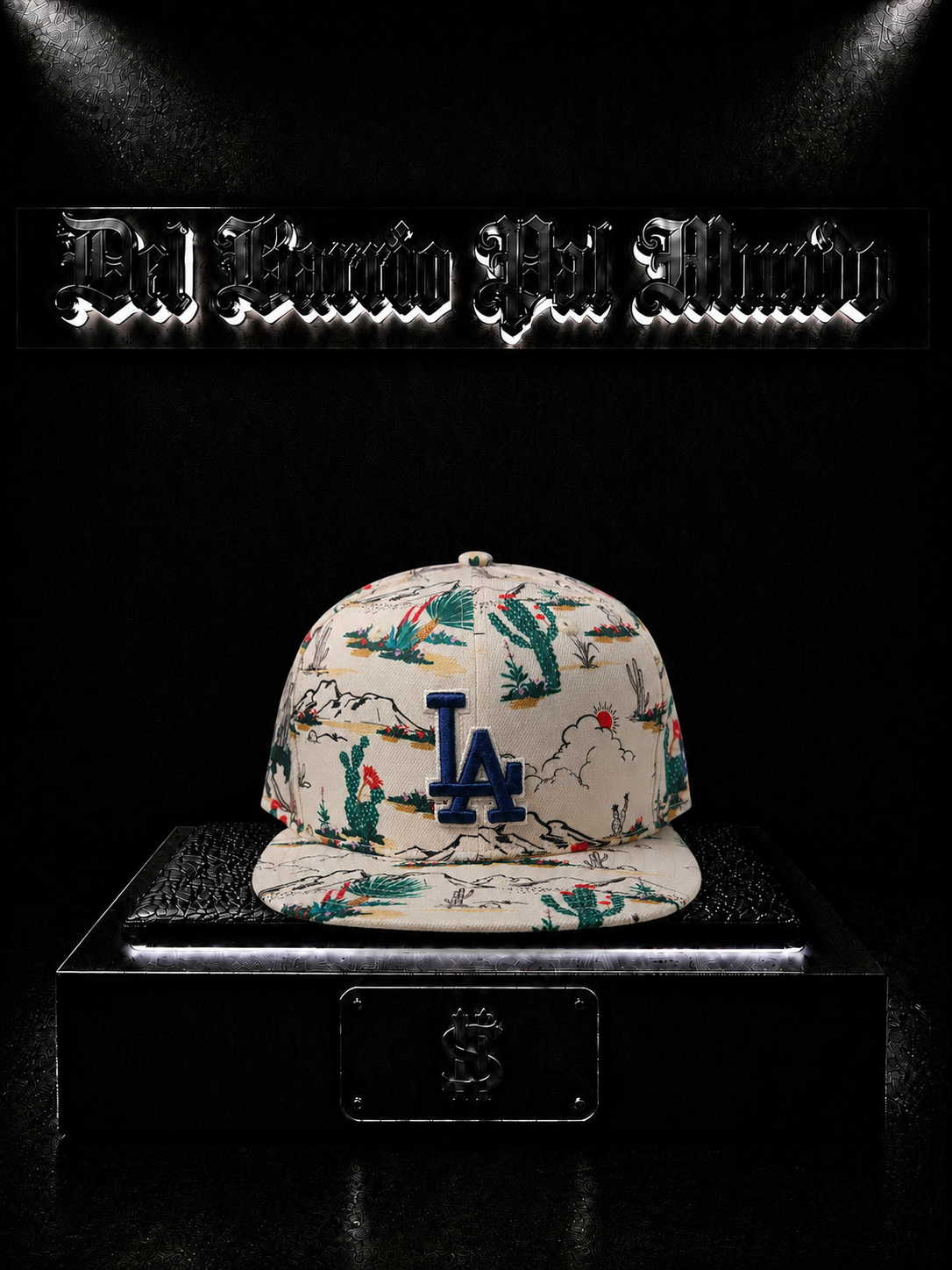 NEW ERA 59FIFTY LOS ANGELES DODGERS COLOR/BLANCA DETALLE/LOGO/BORDADO/AZUL/MARINO