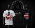 CAMISETA HLST COLOR/NEGRO/BLANCO DETALLE/ESTAMPADO/GRAFICO