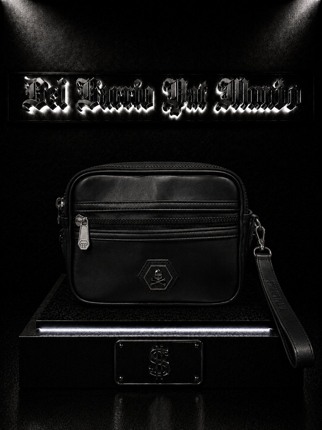 CARRIELES PP COLOR/NEGRO DETALLE/LOGO/METALICO