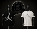 CAMISETA JRD COLOR/NEGRO/BLANCO DETALLE/ESTAMPADO/LOGO/ESPALDA
