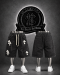JEANS MOCHO CRHT COLOR GRIS OSCURO/DETALLE/ESTAMPADO BLANCO