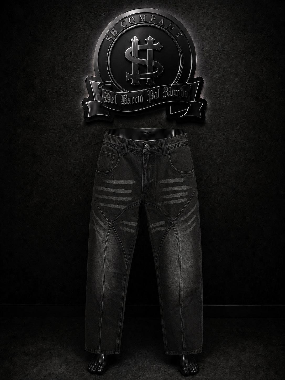 JEANS BAGGY BOTA RECTA COLOR/BICOLOR/NEGRO/GRIS DETALLE/SOMBREADO