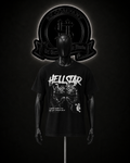 CAMISETA HST COLOR/NEGRO DETALLE/ESTAMPADO/LOGO/ADELANTE
