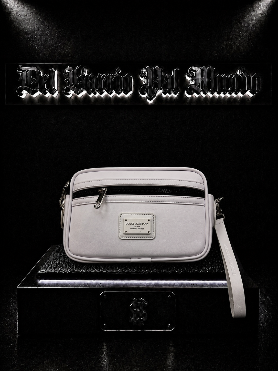 CARRIELES DG COLOR/BLANCO DETALLE/LOGO/RELIEVE