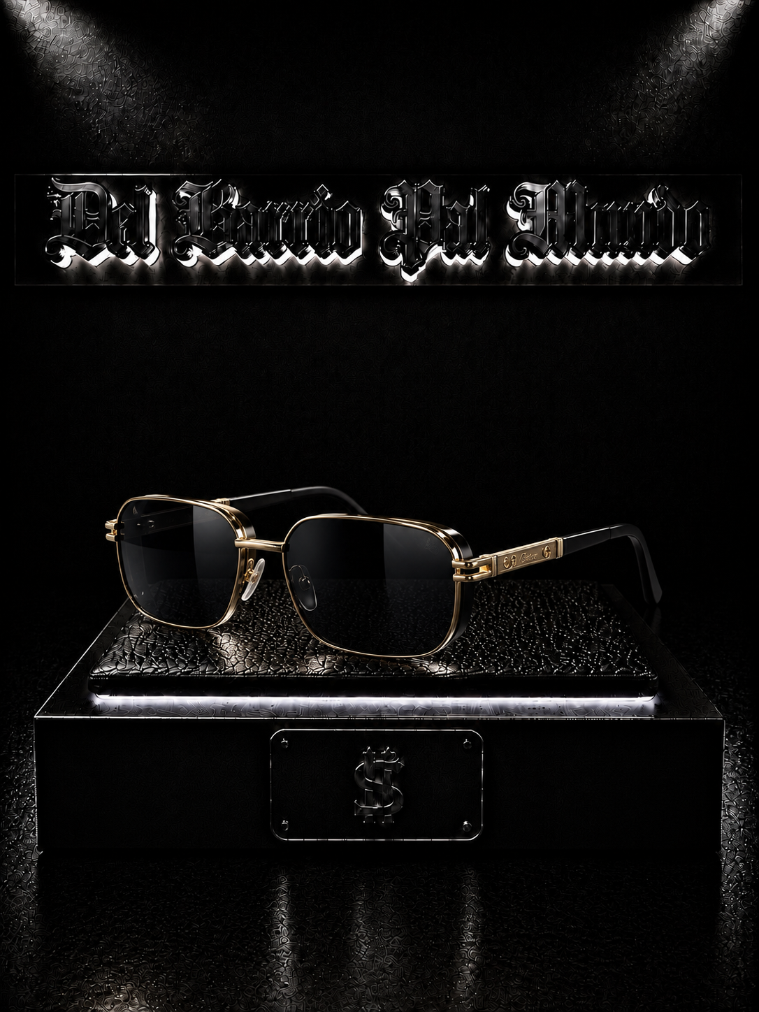 GAFAS CARTIER/RECTANGULAR/SLIM/BLACK EDITION