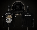 CAMISETA UNDG COLOR/NEGRO DETALES/ESTAMPADO/GRAFICO/ESPALDA