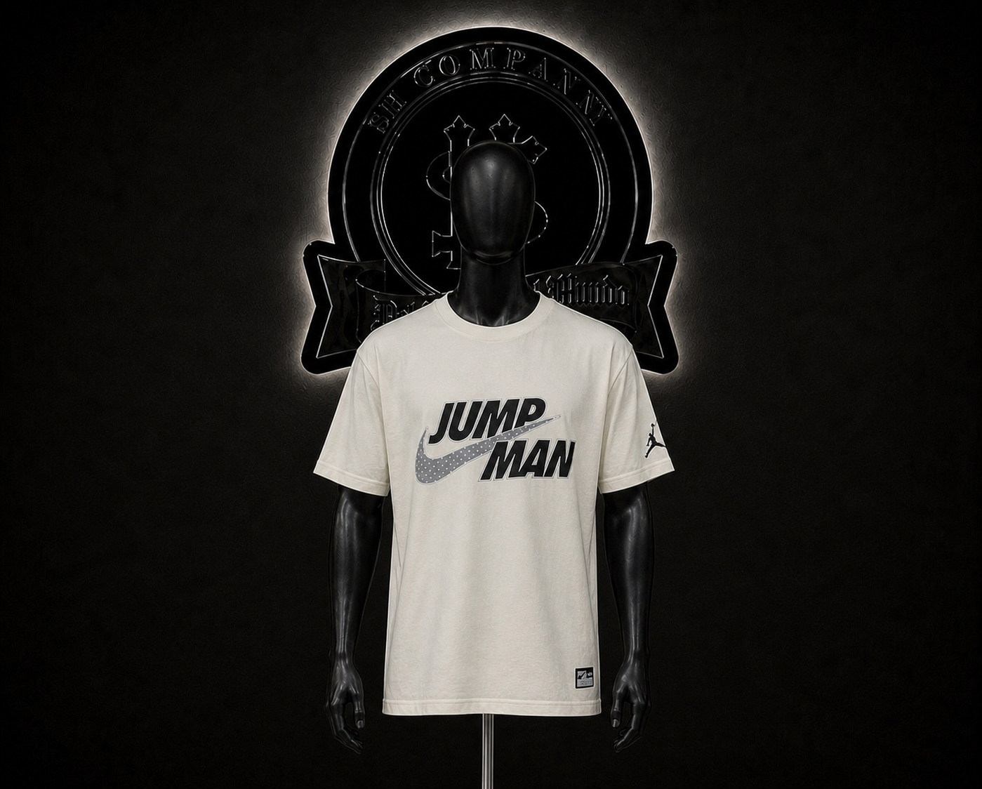 CAMISETA JRD JUMPMAN COLOR/BLANCO DETALLES/LOGO/ADELANTE